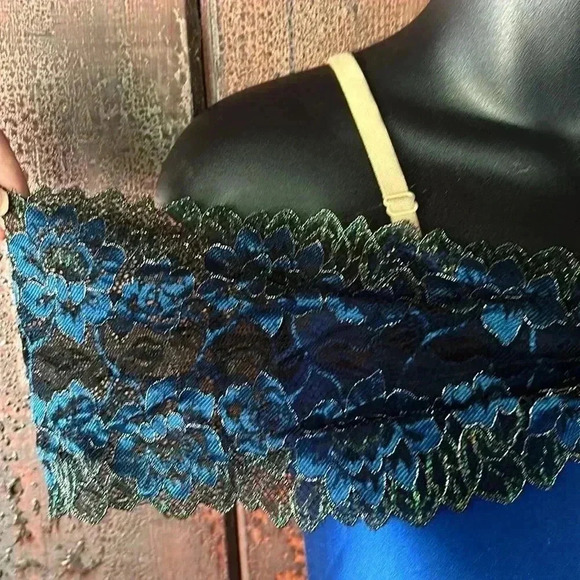 Sapphire Blue Lace & Sparkle Tulle Ballet Ballerina Tutu Dance Costume Dress - Picture 6 of 10